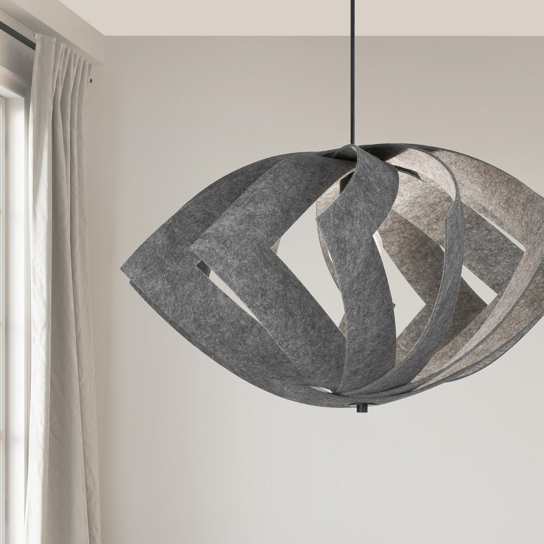 Dainolite Canada - RTM-301P-MB-500 - One Light Pendant - Rotem - Grey
