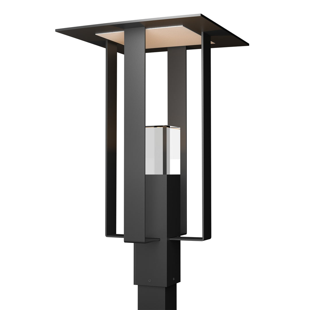Hubbardton Forge Canada - 344830-SKT-80-72-ZM0687 - One Light Outdoor Post Mount - Shadow Box - Coastal Black