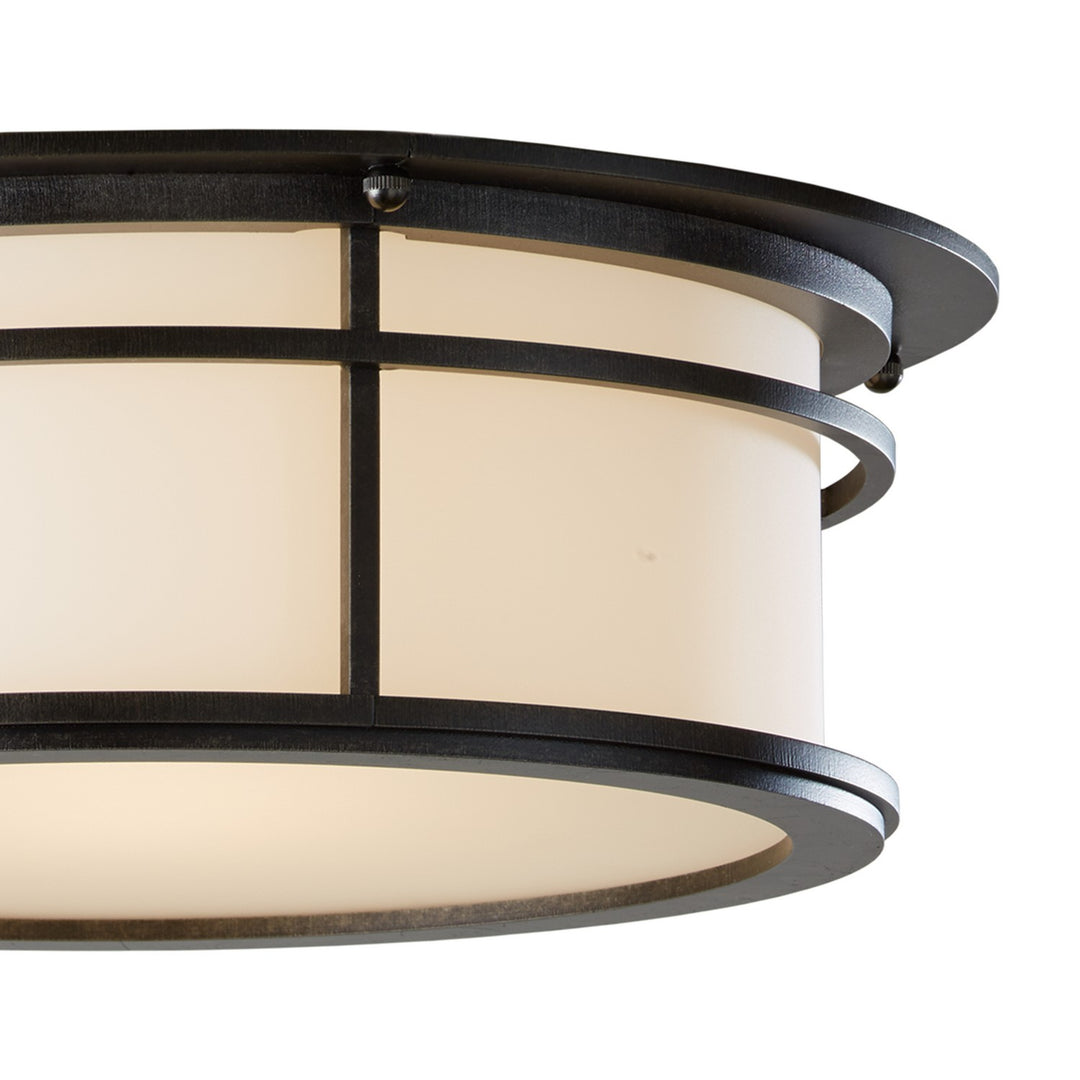 Hubbardton Forge Canada - 365650-SKT-77-GG0218 - Two Light Outdoor Flush Mount - Province - Coastal Dark Smoke