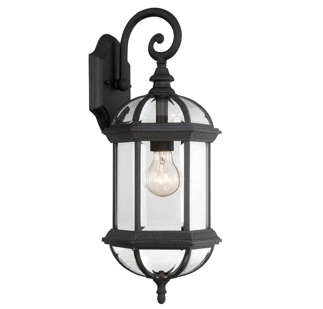 Savoy House - 5-0630-BK - One Light Wall Mount - Kensington - Textured Black