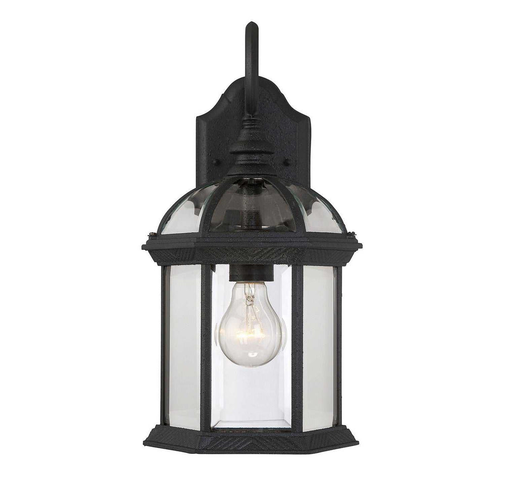 Savoy House - 5-0633-BK - One Light Wall Mount - Kensington - Textured Black