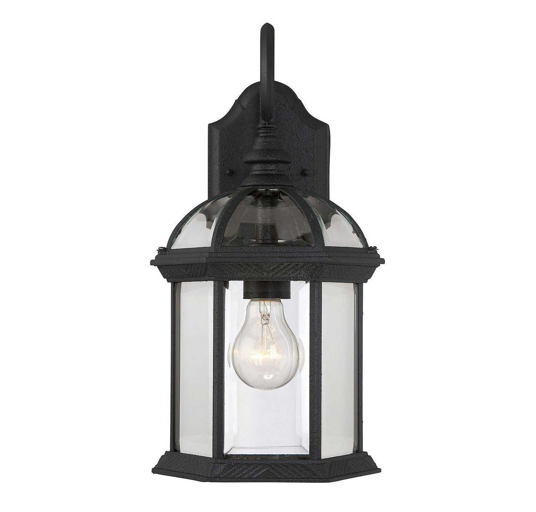 Savoy House - 5-0633-BK - One Light Wall Mount - Kensington - Textured Black