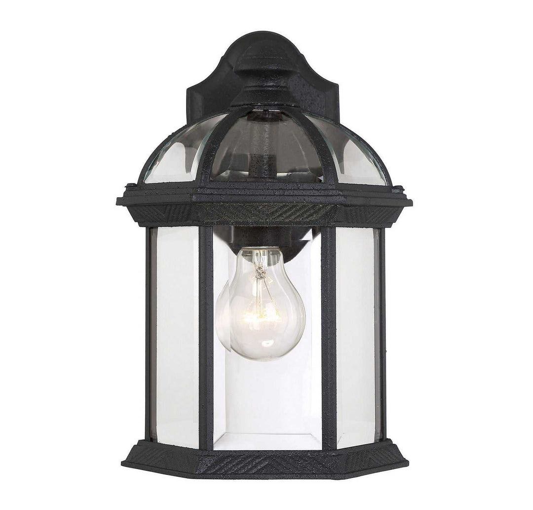 Savoy House - 5-0634-BK - One Light Wall Mount - Kensington - Textured Black
