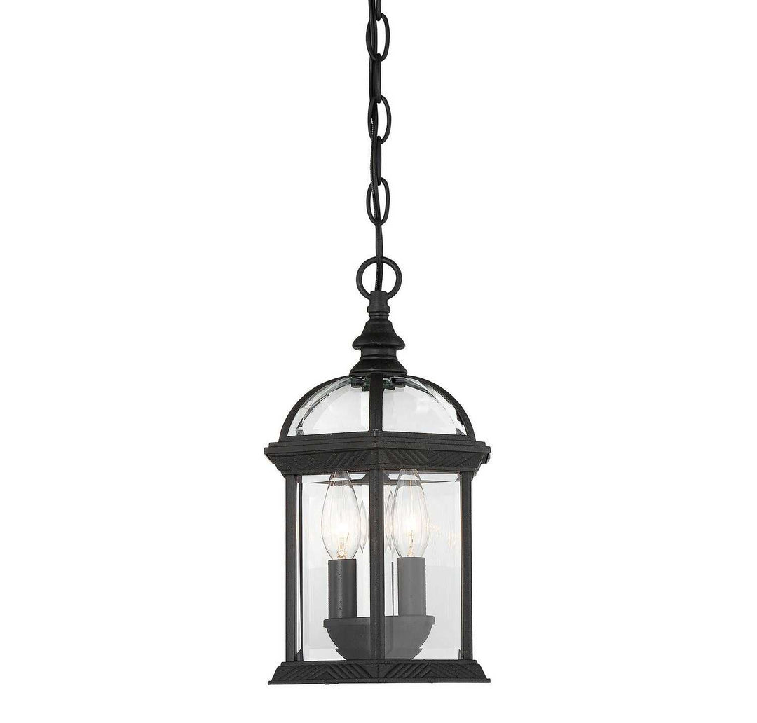 Savoy House - 5-0635-BK - Three Light Hanging Lantern - Kensington - Textured Black