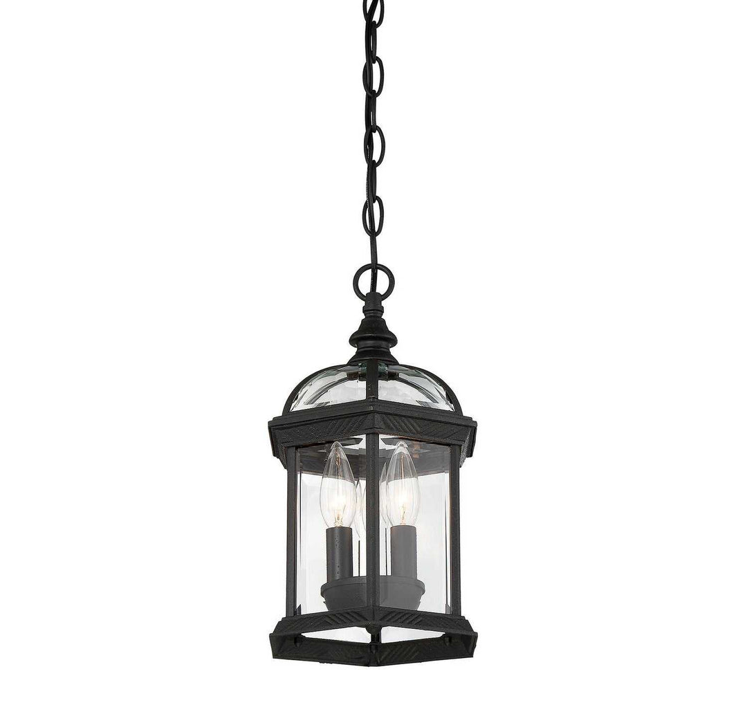 Savoy House - 5-0635-BK - Three Light Hanging Lantern - Kensington - Textured Black