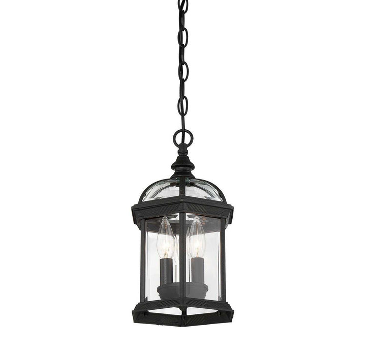 Savoy House - 5-0635-BK - Three Light Hanging Lantern - Kensington - Textured Black