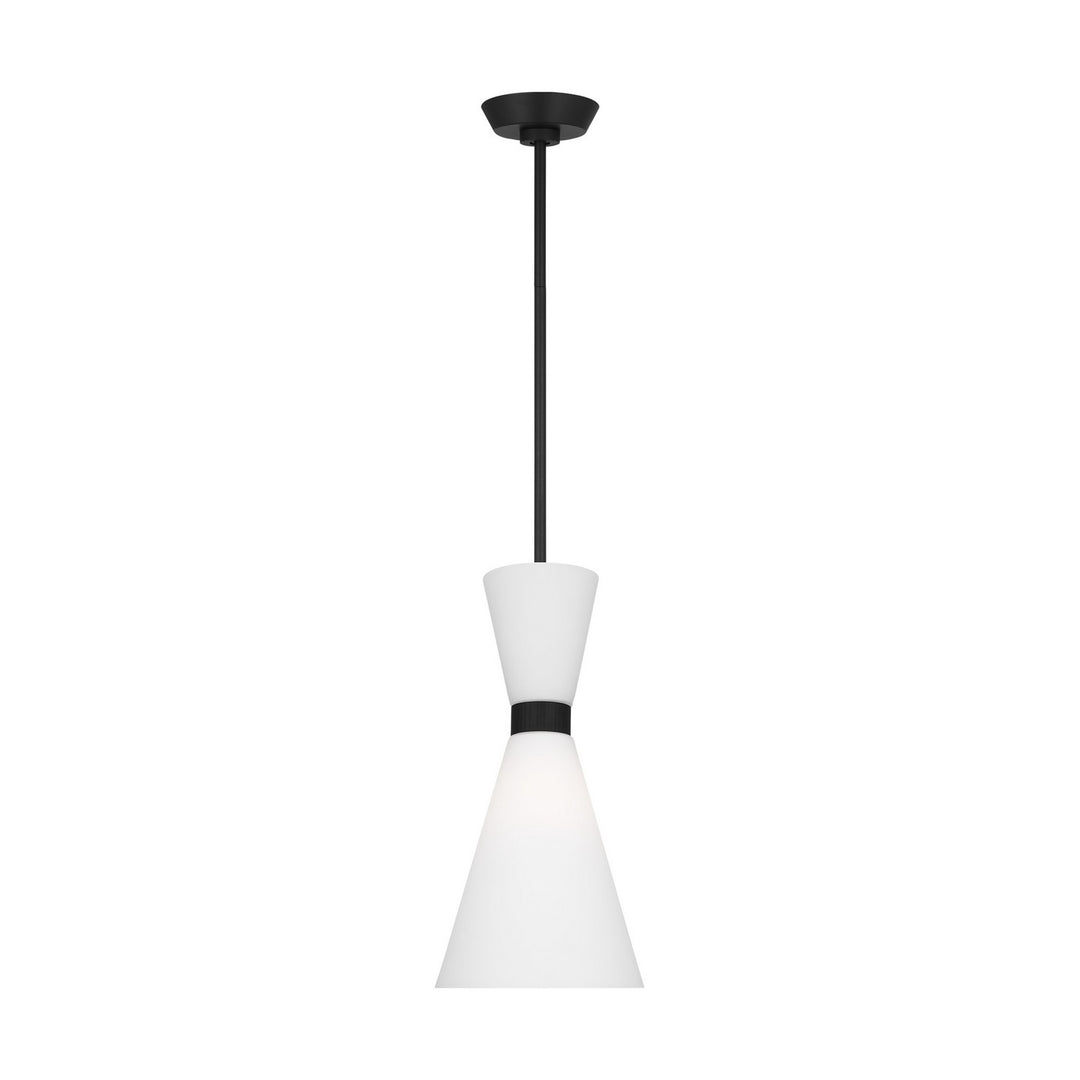 Belcarra One Light Pendant in Midnight Black - available from The Lighting Shoppe, trusted by Canadian homeowners