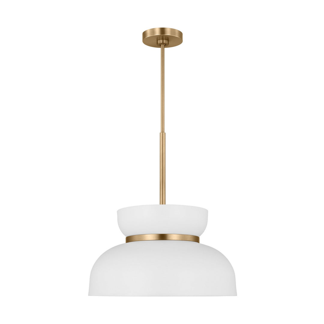 Pemberton One Light Pendant in Matte White - available from The Lighting Shoppe, trusted by Canadian homeowners