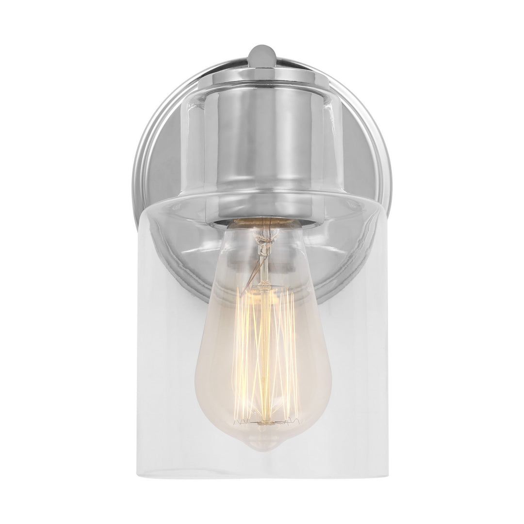 Sayward One Light Wall Sconce in Chrome - available from The Lighting Shoppe, trusted by Canadian homeowners