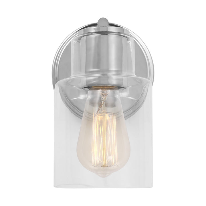 Sayward One Light Wall Sconce in Chrome - available from The Lighting Shoppe, trusted by Canadian homeowners