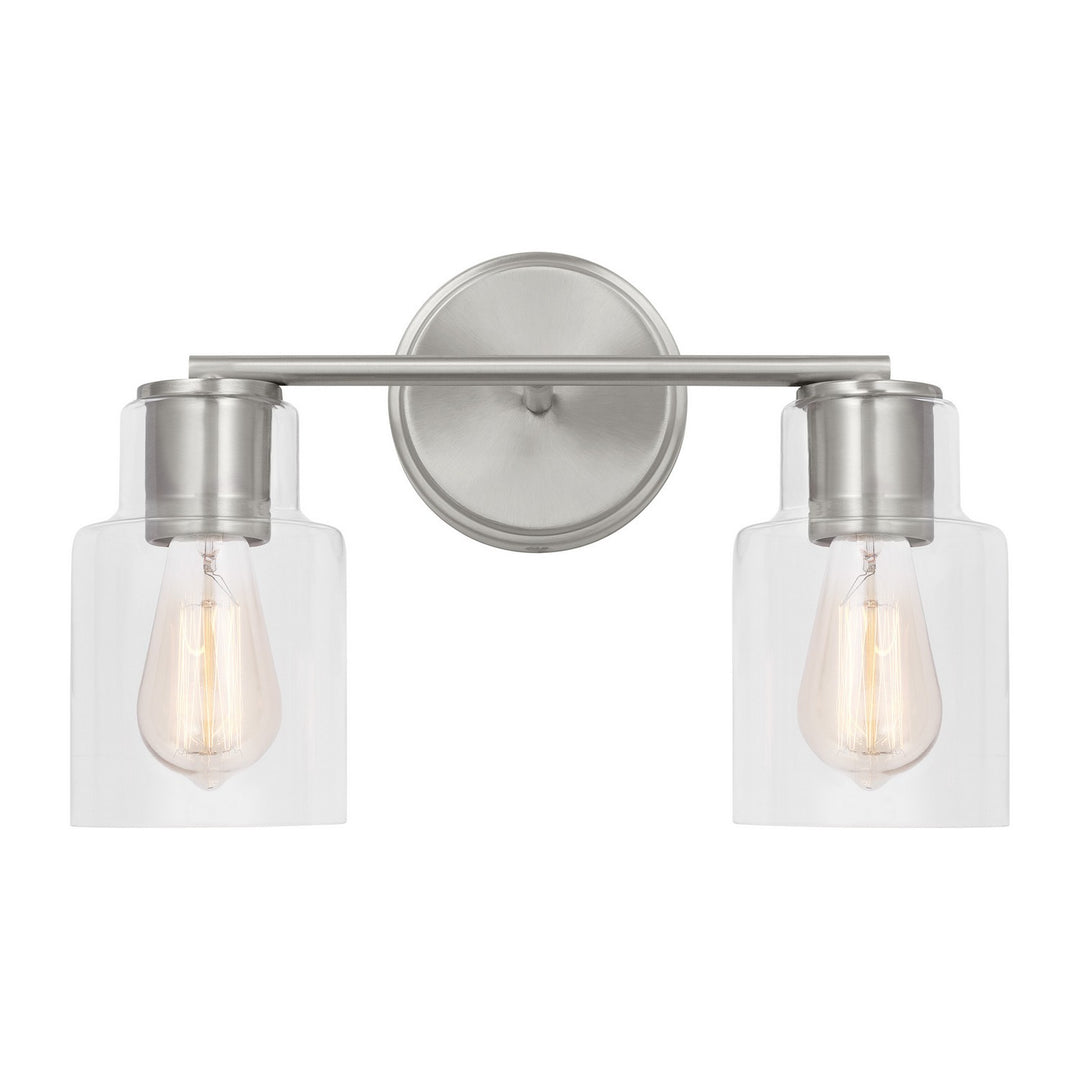 Visual Comfort Studio Canada - DJV1002BS - Two Light Bath - Sayward - Brushed Steel
