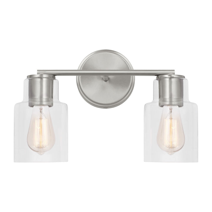 Visual Comfort Studio Canada - DJV1002BS - Two Light Bath - Sayward - Brushed Steel
