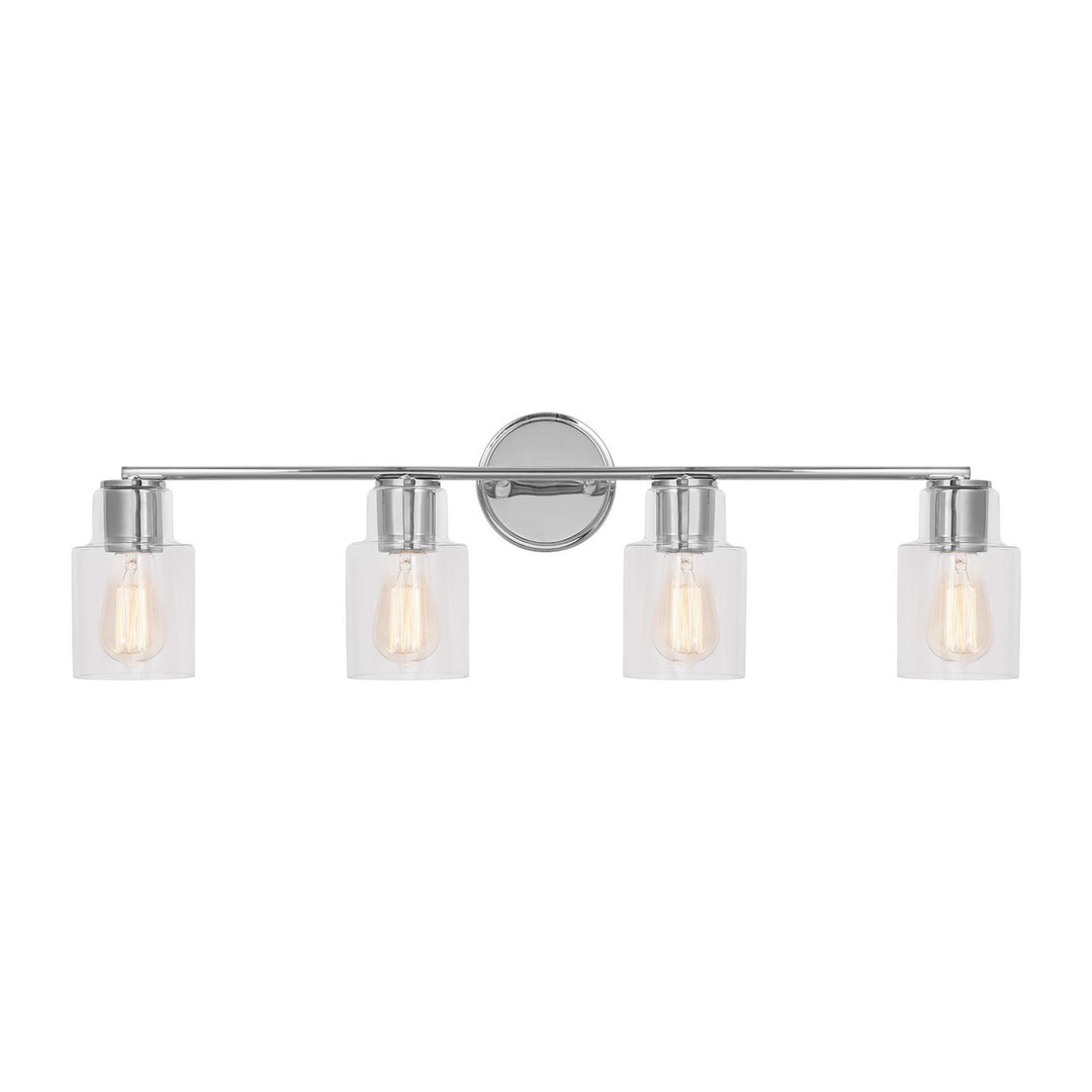 Sayward Four Light Bath in Chrome - available from The Lighting Shoppe, trusted by Canadian homeowners