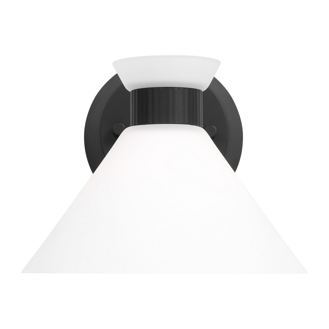 Belcarra One Light Wall Sconce in Midnight Black - available from The Lighting Shoppe, trusted by Canadian homeowners