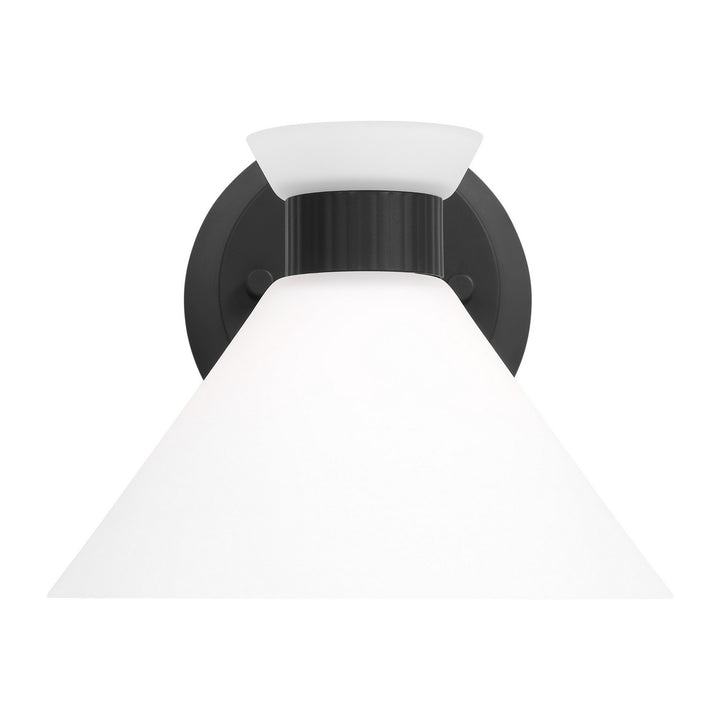 Belcarra One Light Wall Sconce in Midnight Black - available from The Lighting Shoppe, trusted by Canadian homeowners