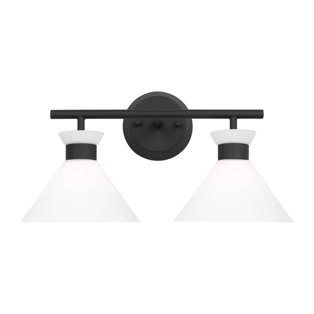 Visual Comfort Studio Canada - DJV1012MBK - Two Light Bath - Belcarra - Midnight Black