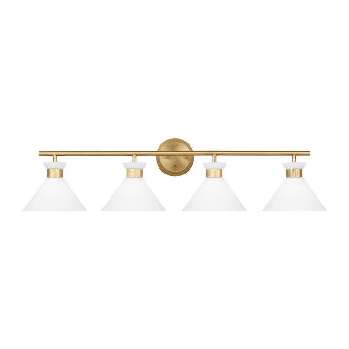 Belcarra Four Light Bath in Satin Brass - available from The Lighting Shoppe, trusted by Canadian homeowners