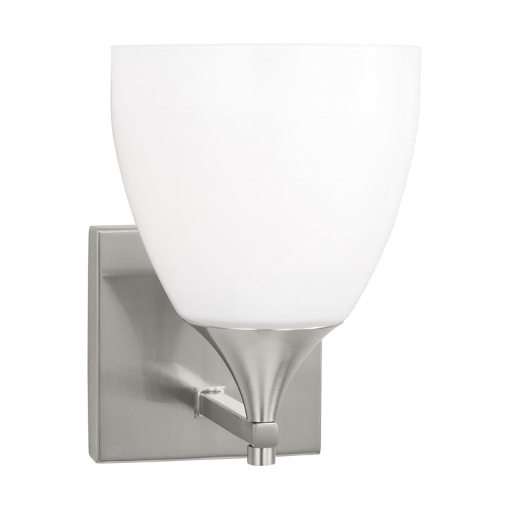 Toffino One Light Wall Sconce in Brushed Steel - available from The Lighting Shoppe, trusted by Canadian homeowners