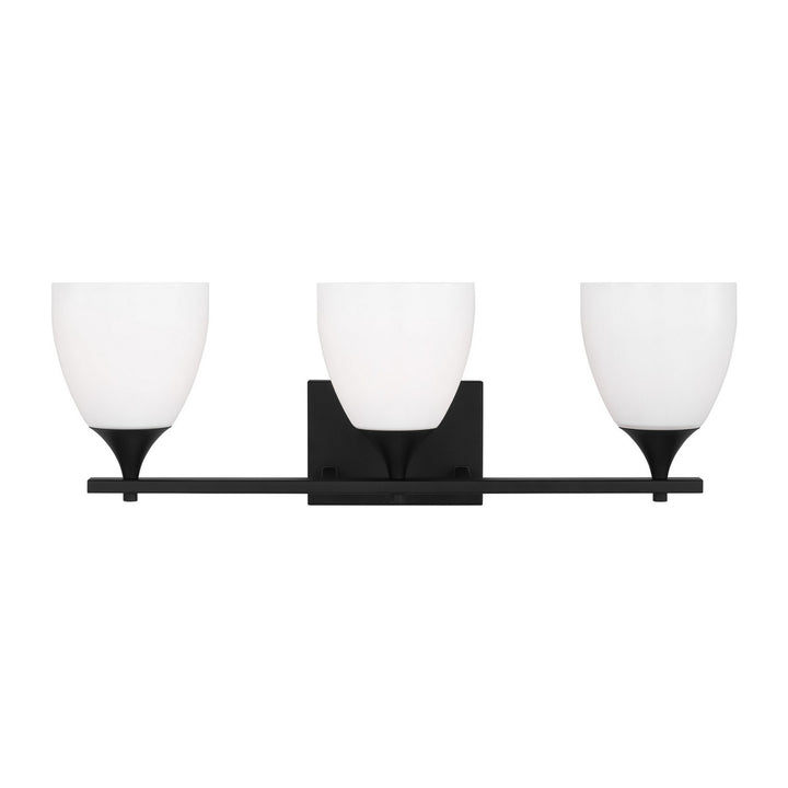 Visual Comfort Studio Canada - DJV1023MBK - Three Light Bath - Toffino - Midnight Black