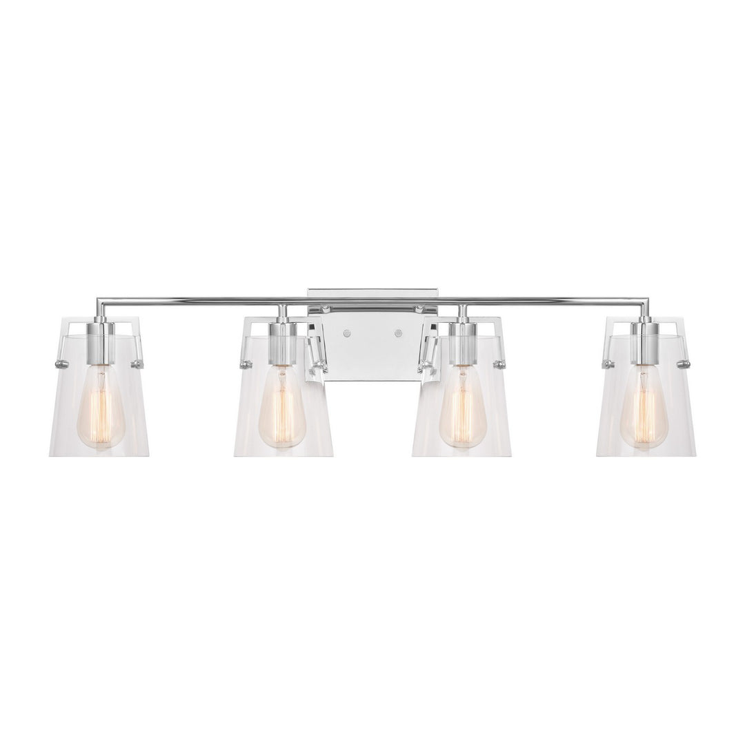 Crofton Four Light Bath in Chrome - available from The Lighting Shoppe, trusted by Canadian homeowners