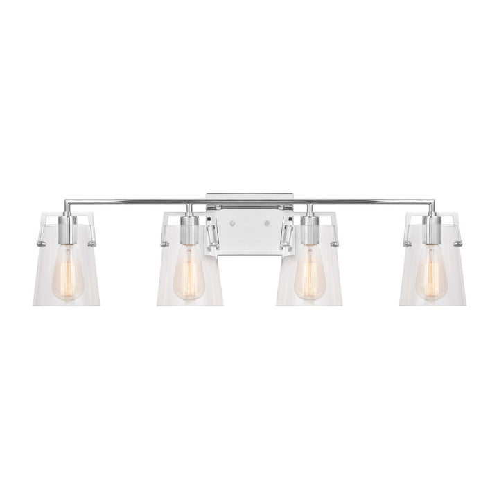 Crofton Four Light Bath in Chrome - available from The Lighting Shoppe, trusted by Canadian homeowners