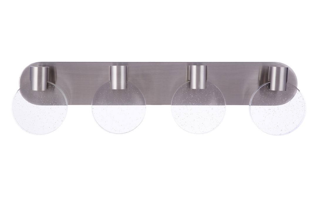 Glisten LED Vanity in Brushed Polished Nickel - available from The Lighting Shoppe, trusted by Canadian homeowners