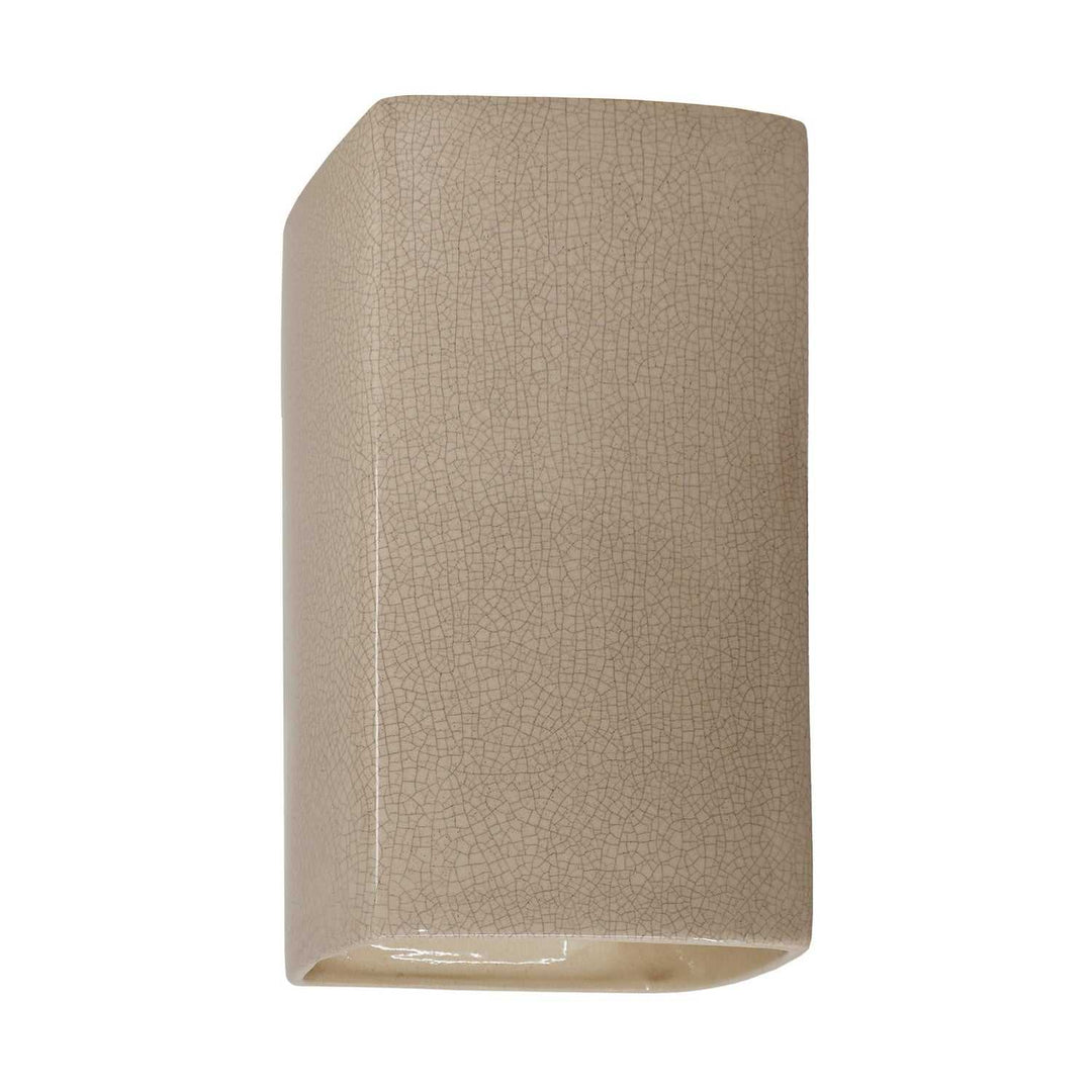 Ambiance Lantern in Sienna Brown Crackle Justice Designs