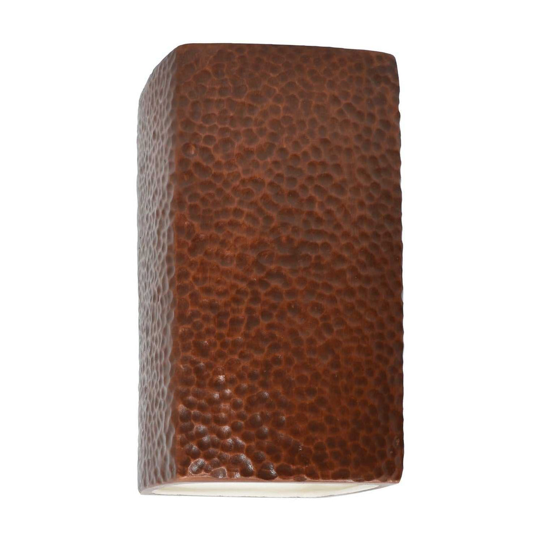 Ambiance Lantern in Hammered Copper Justice Designs