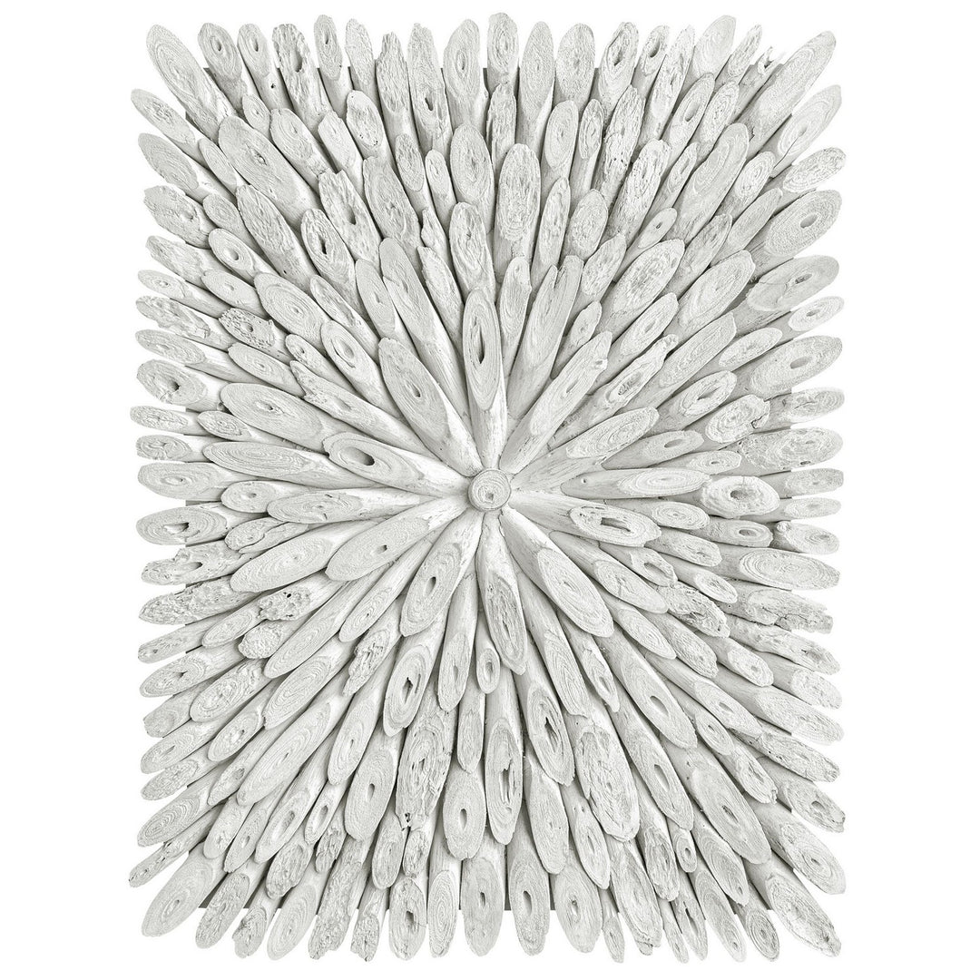 Bahama Wood Wall Decor in White Washed - available from The Lighting Shoppe, trusted by Canadian homeowners