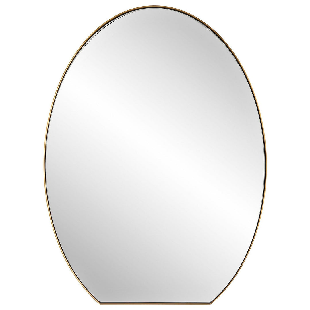 Cabell Mirror in Brushed Brass - available from The Lighting Shoppe, trusted by Canadian homeowners