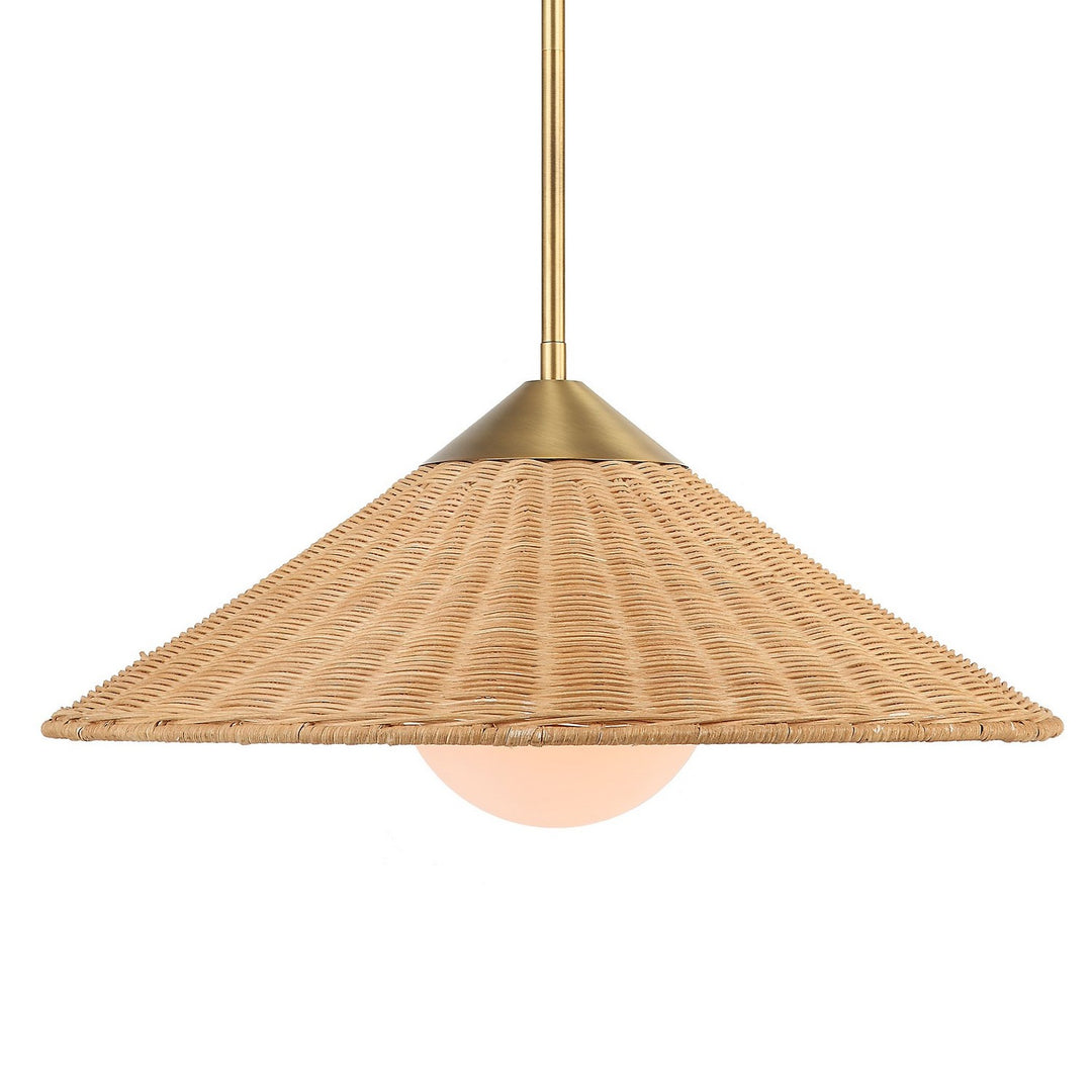 Phuvinh One Light Pendant in Antique Brass - available from The Lighting Shoppe, trusted by Canadian homeowners