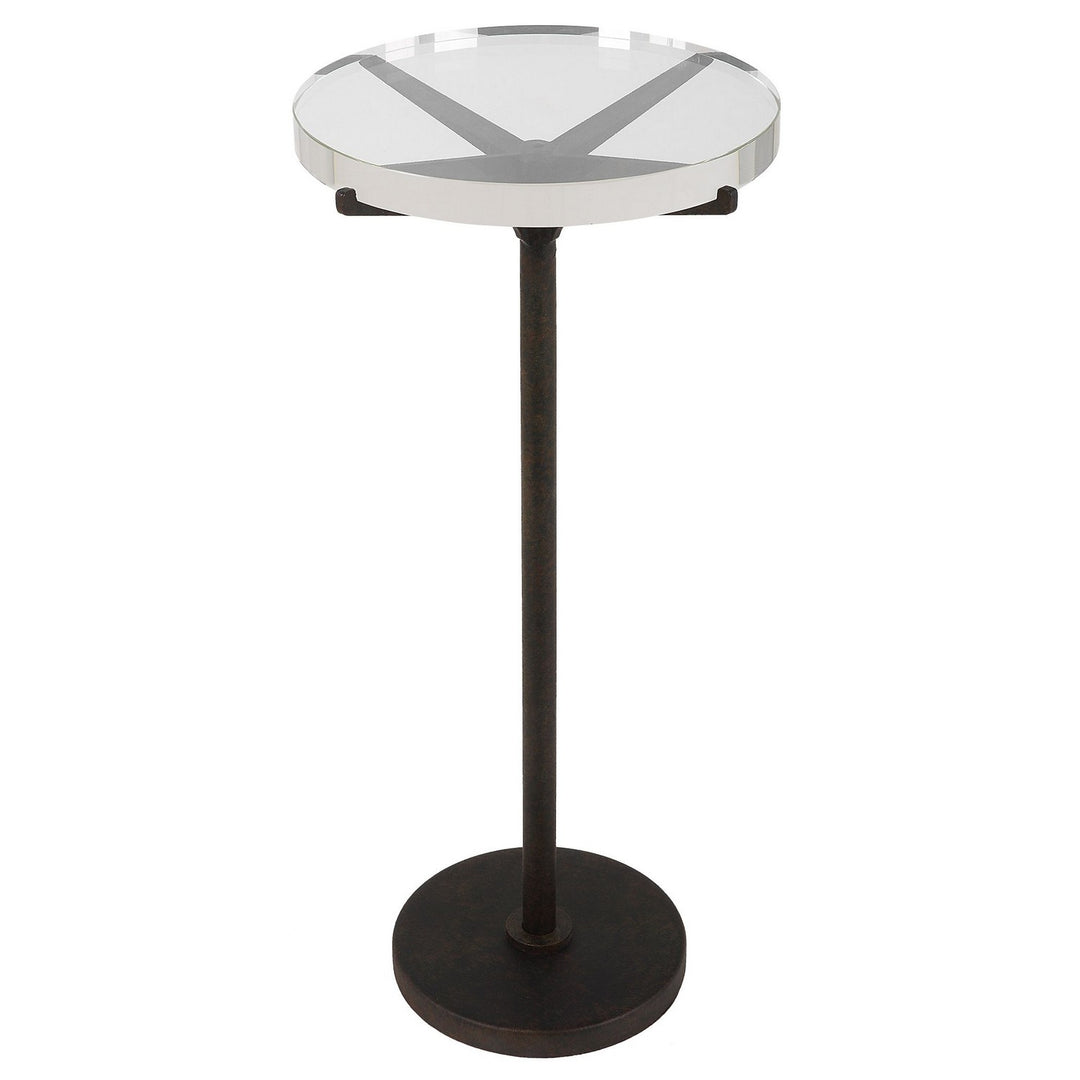 Forge Accent Table in Brown - available from The Lighting Shoppe, trusted by Canadian homeowners