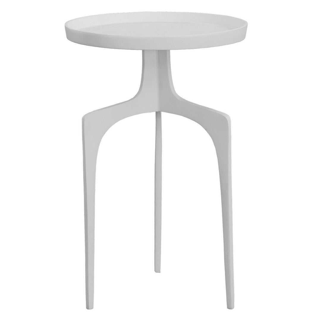 Kenna Accent Table in Matte White - available from The Lighting Shoppe, trusted by Canadian homeowners