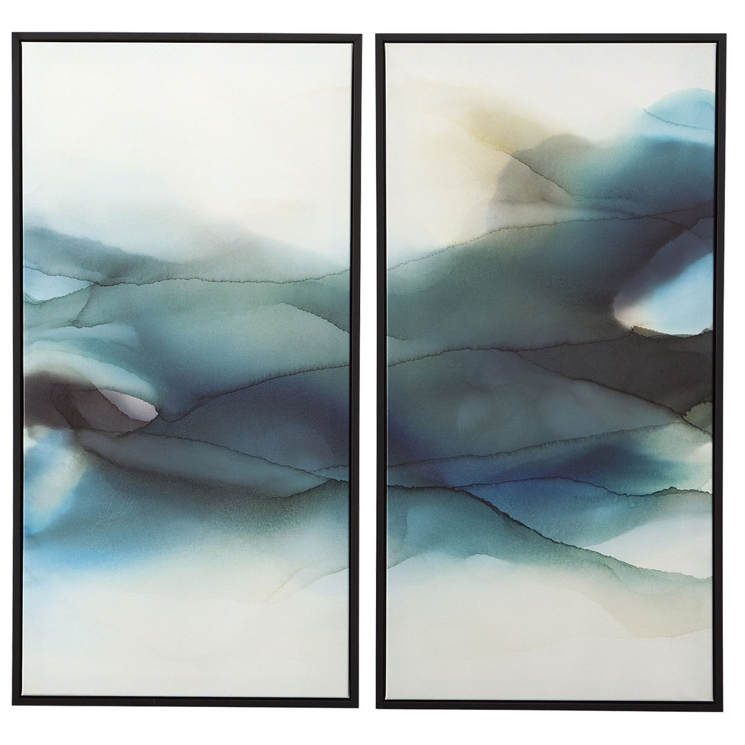 September Desert Wall Art Set/2 in Black - available from The Lighting Shoppe, trusted by Canadian homeowners