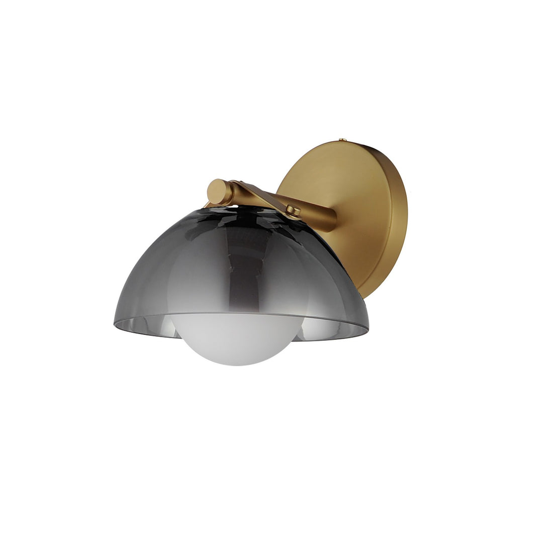 Domain LED Wall Sconce in Natural Aged Brass - available from The Lighting Shoppe, trusted by Canadian homeowners