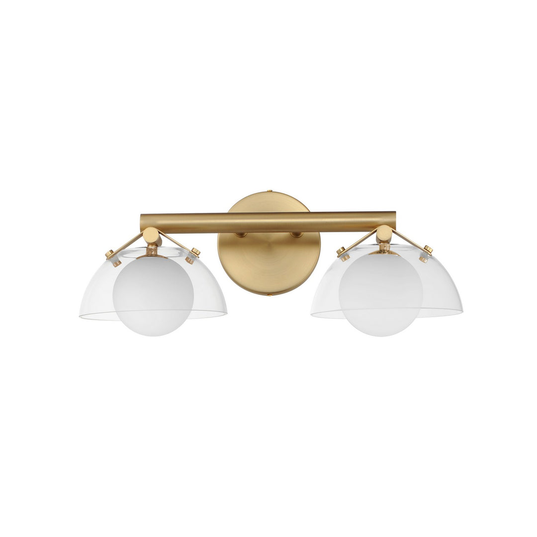 Domain LED Wall Sconce in Natural Aged Brass - available from The Lighting Shoppe, trusted by Canadian homeowners