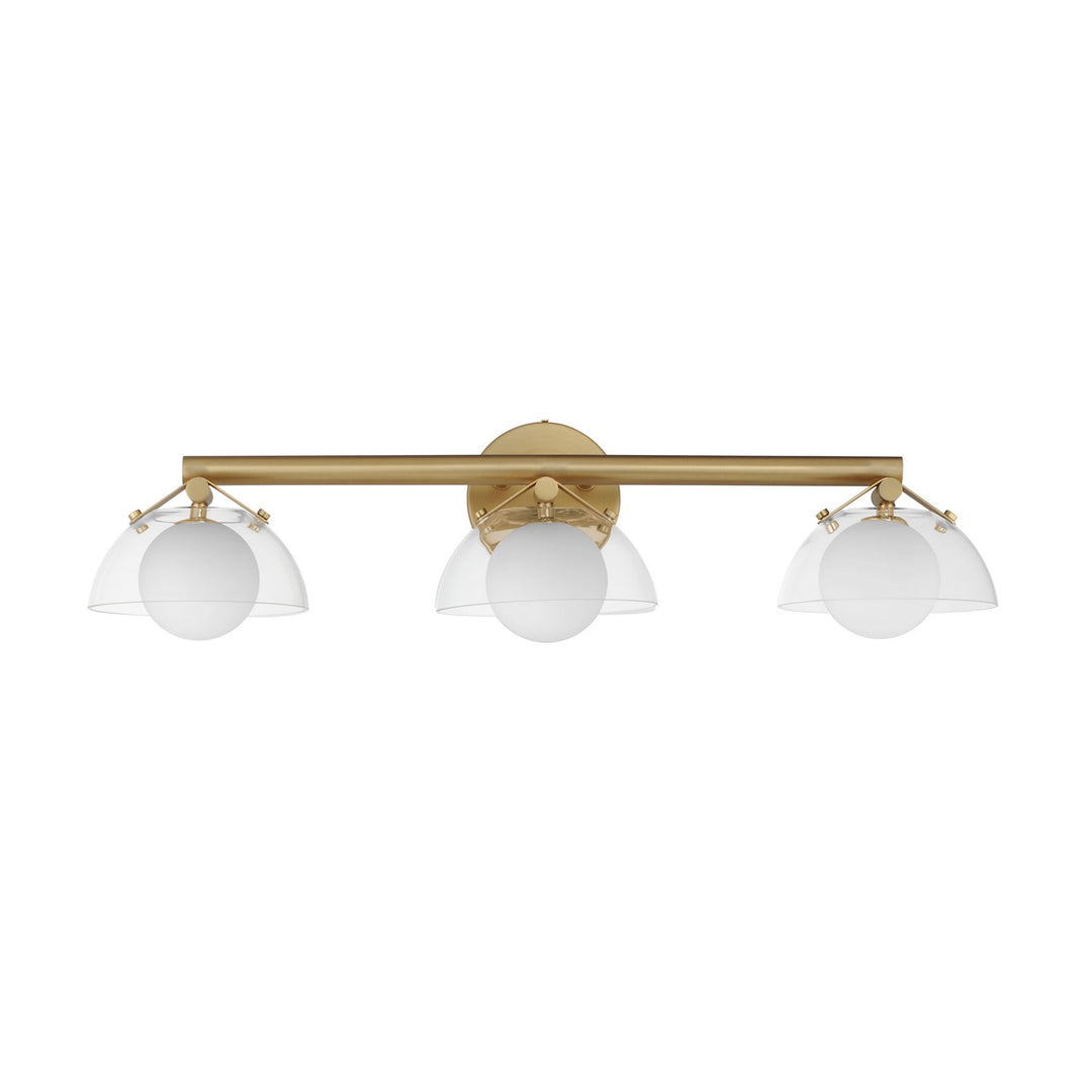 Domain LED Wall Sconce in Natural Aged Brass - available from The Lighting Shoppe, trusted by Canadian homeowners