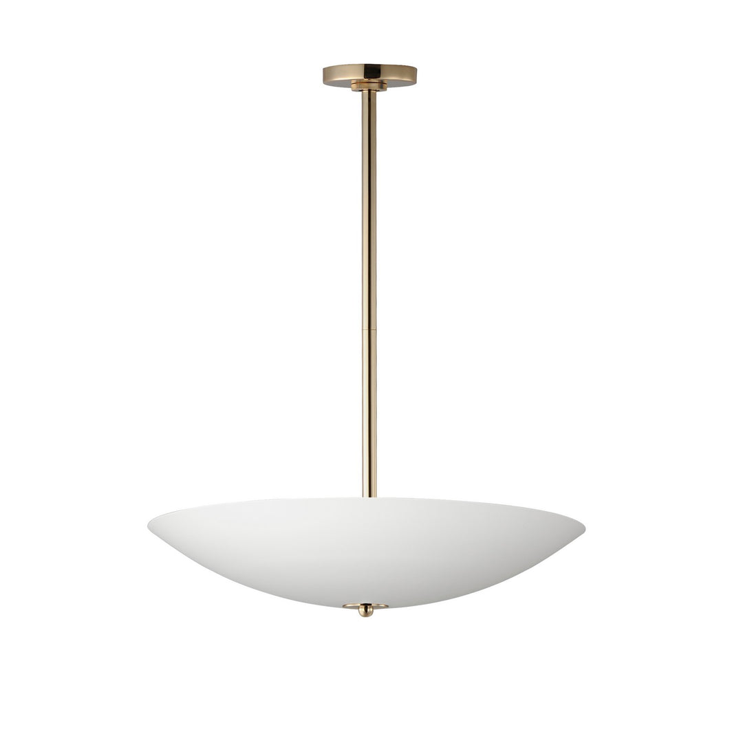 Vesta LED Pendant/Semi-Flush in French Gold - available from The Lighting Shoppe, trusted by Canadian homeowners