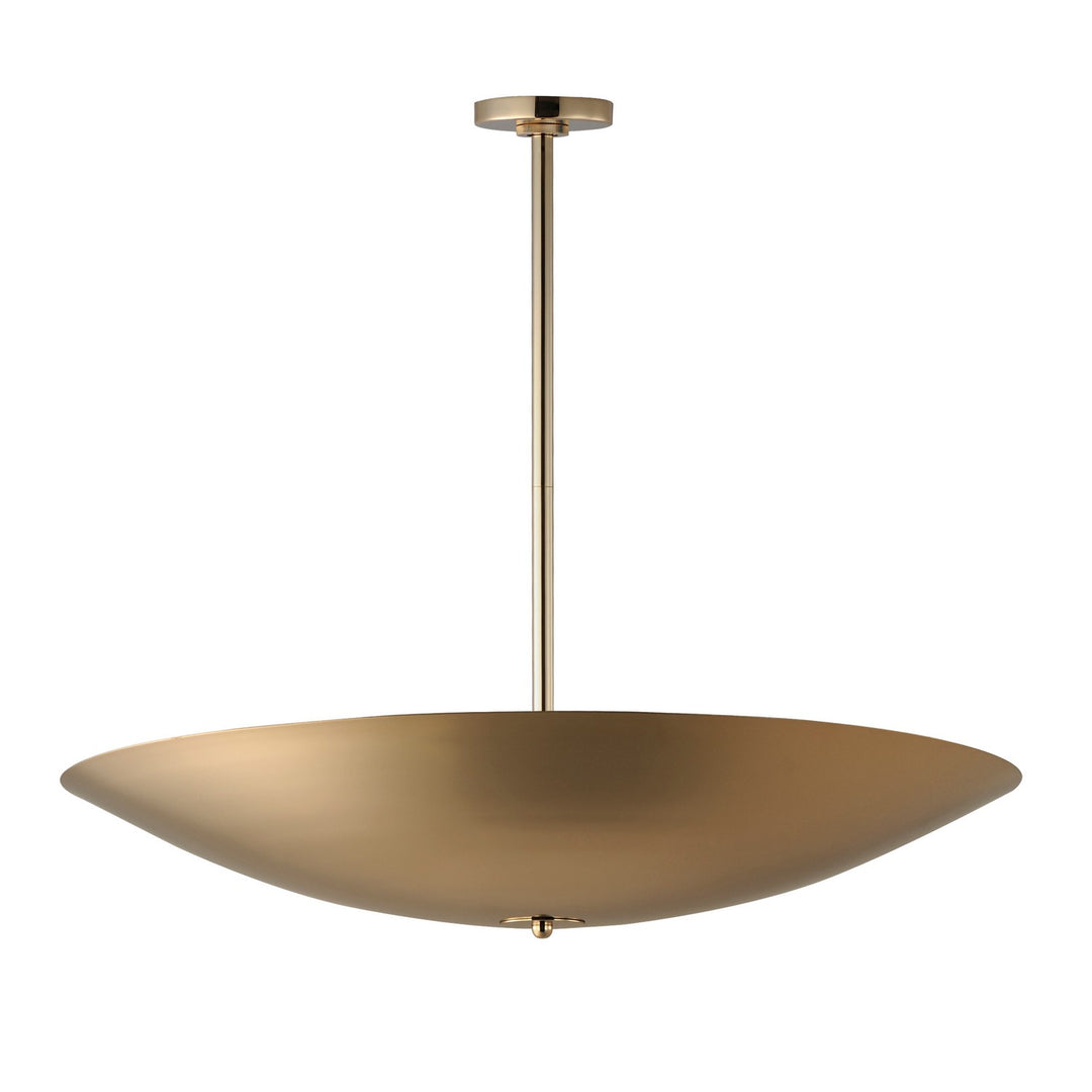 Vesta LED Pendant/Semi-Flush in French Gold - available from The Lighting Shoppe, trusted by Canadian homeowners