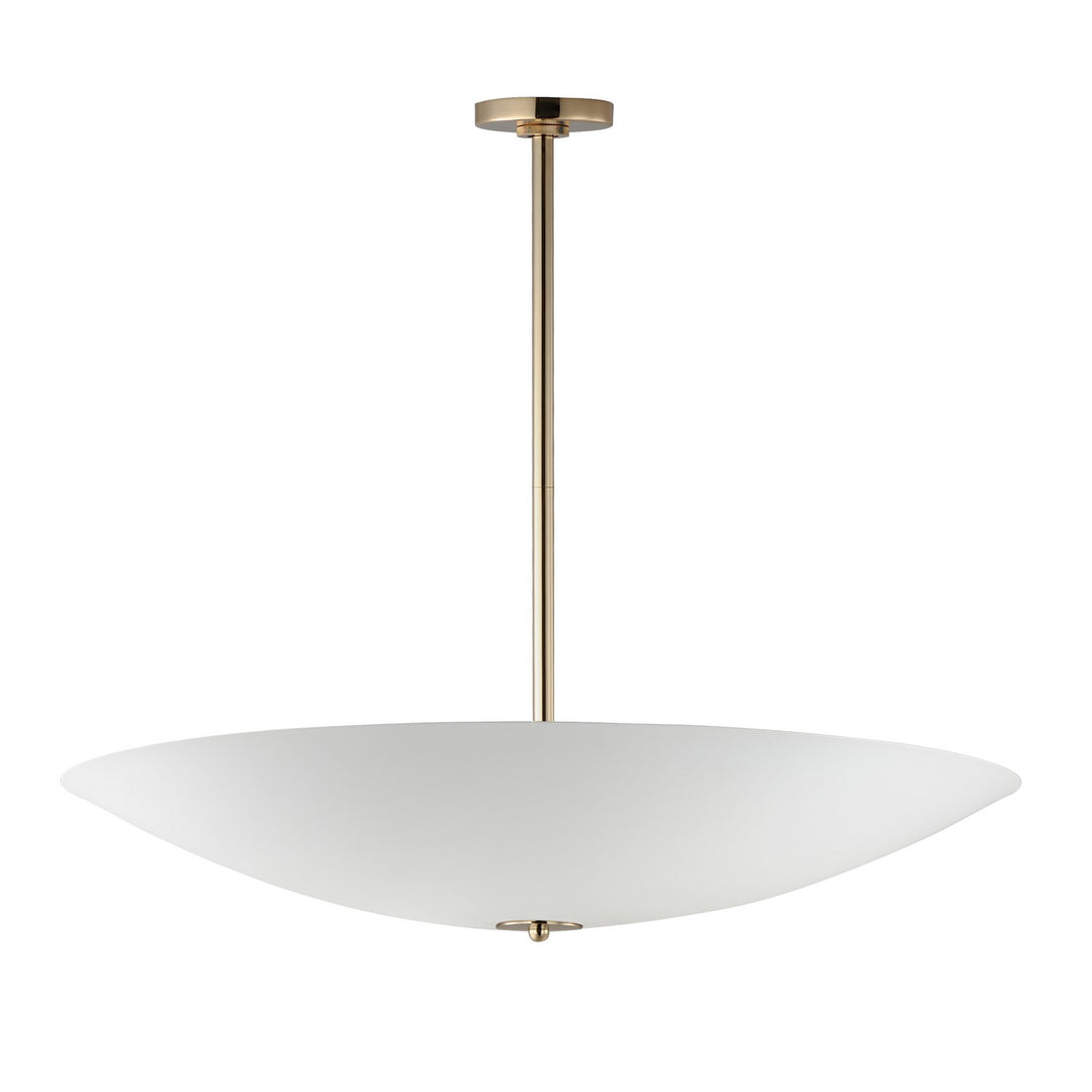 Vesta LED Pendant/Semi-Flush in French Gold - available from The Lighting Shoppe, trusted by Canadian homeowners