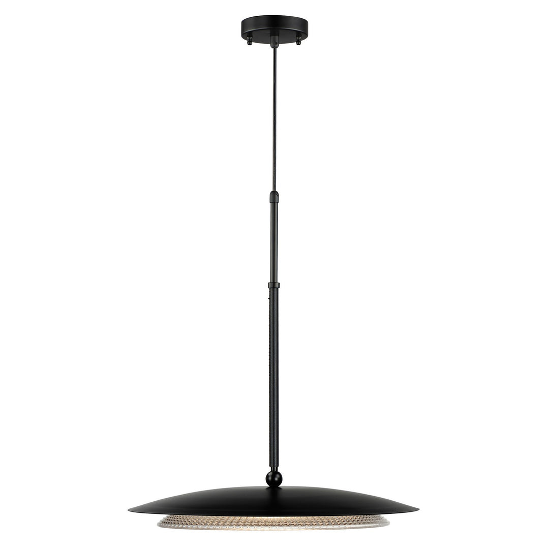 Prismatic LED Pendant in Black - available from The Lighting Shoppe, trusted by Canadian homeowners