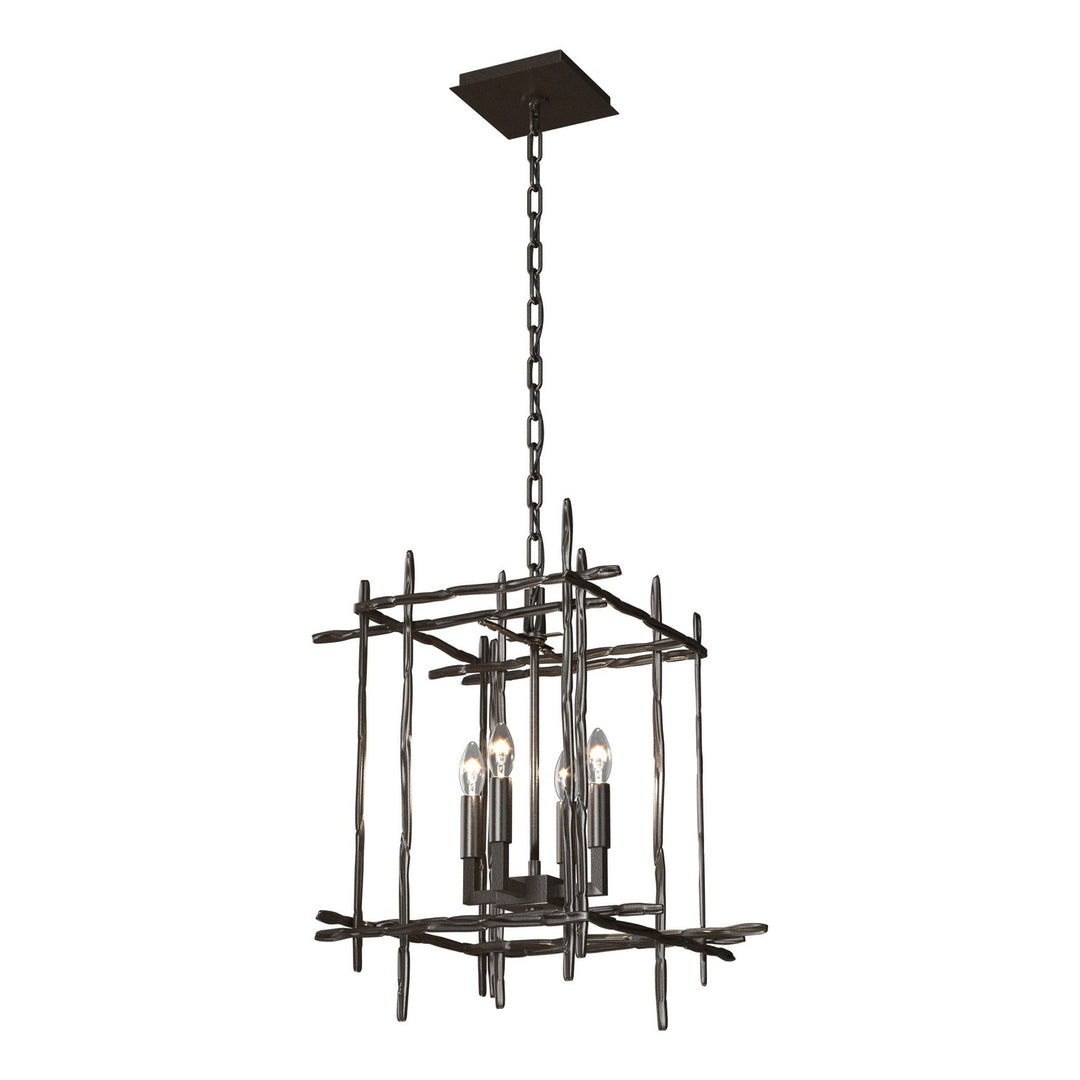 Hubbardton Forge Canada - 101315-SKT-14 - Four Light Chandelier - Tura - Oil Rubbed Bronze
