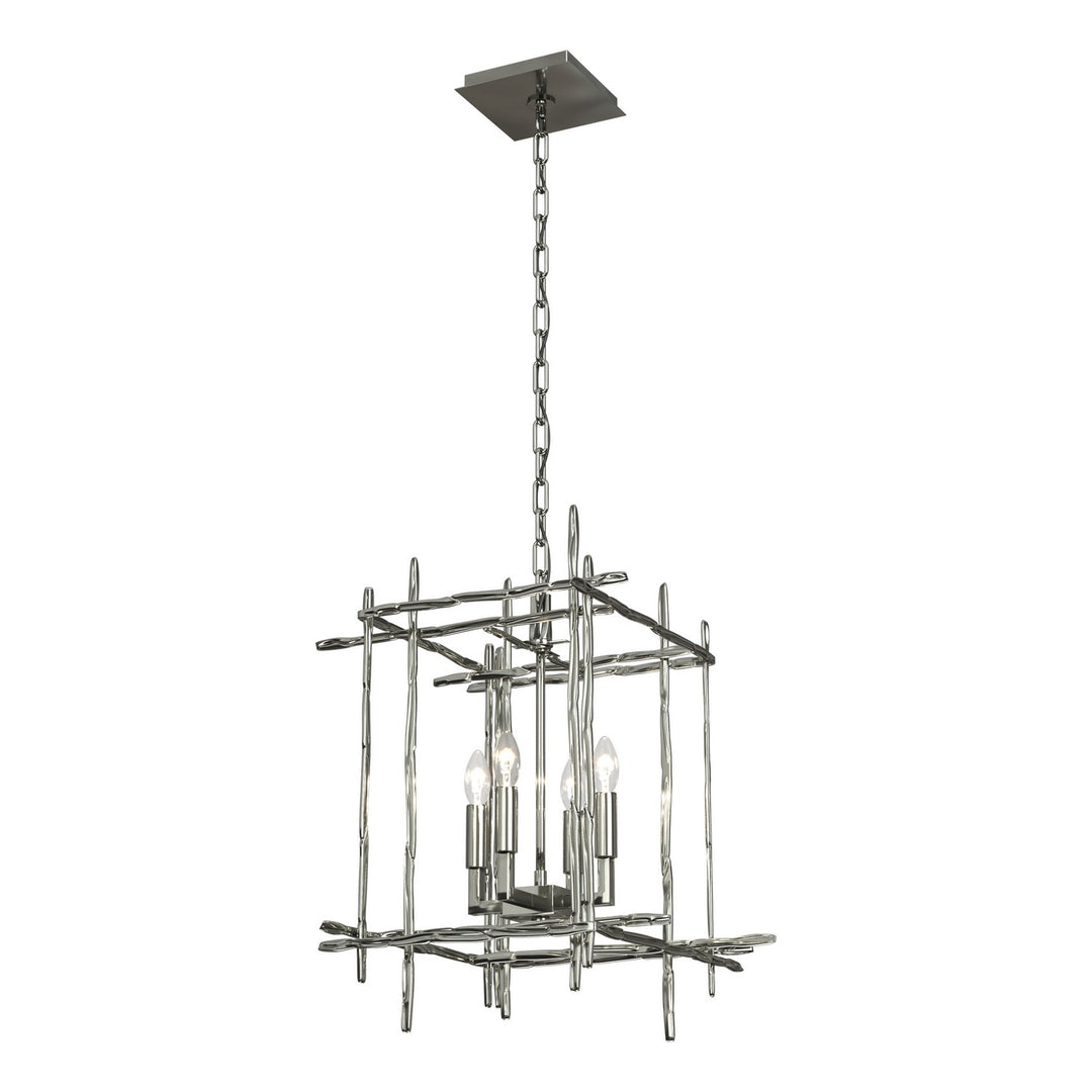 Hubbardton Forge Canada - 101315-SKT-85 - Four Light Chandelier - Tura - Sterling