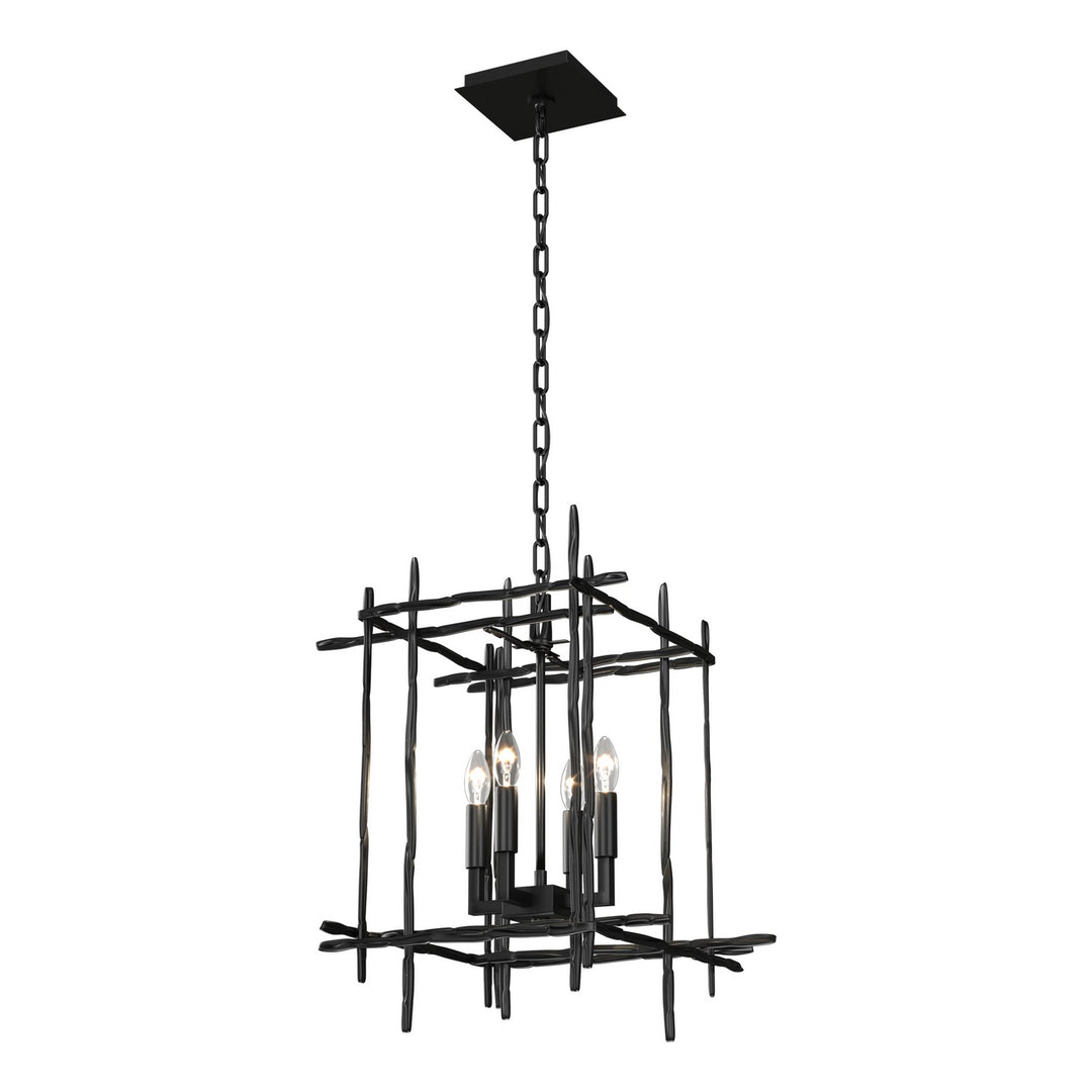 Hubbardton Forge Canada - 101315-SKT-89 - Four Light Chandelier - Tura - Ink