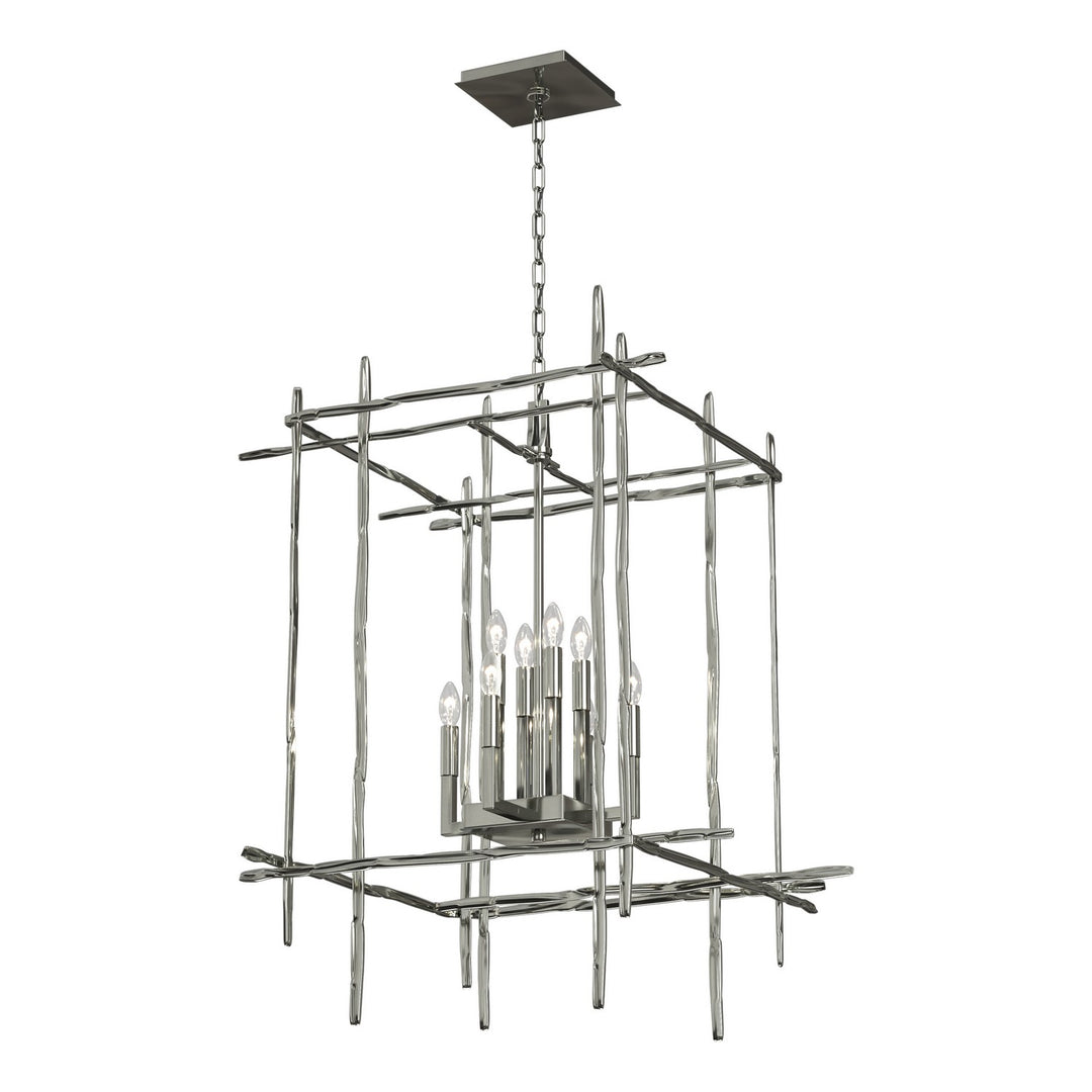 Hubbardton Forge Canada - 101317-SKT-85 - Eight Light Chandelier - Tura - Sterling
