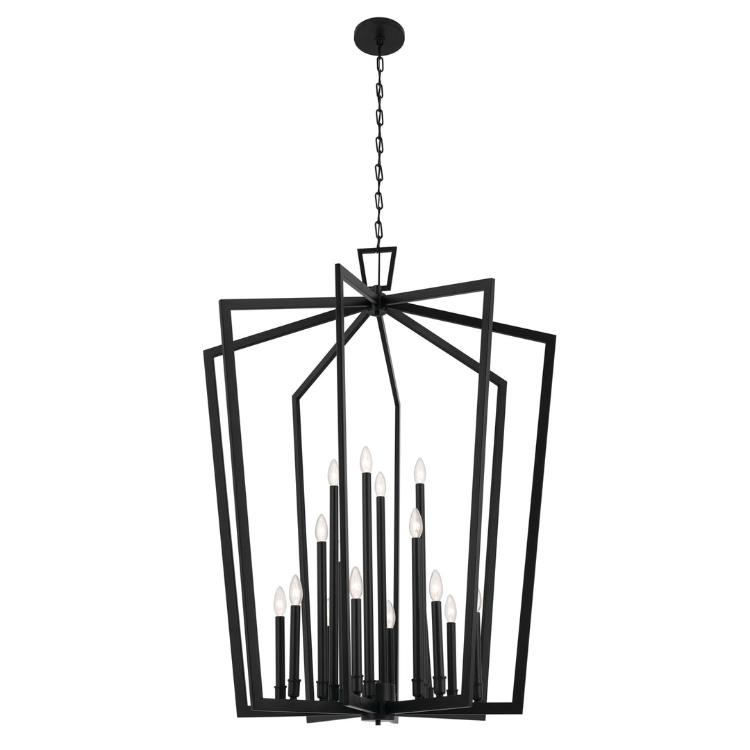 Kichler Canada - 43499BK - 16 Light Foyer Pendant - Abbotswell - Black