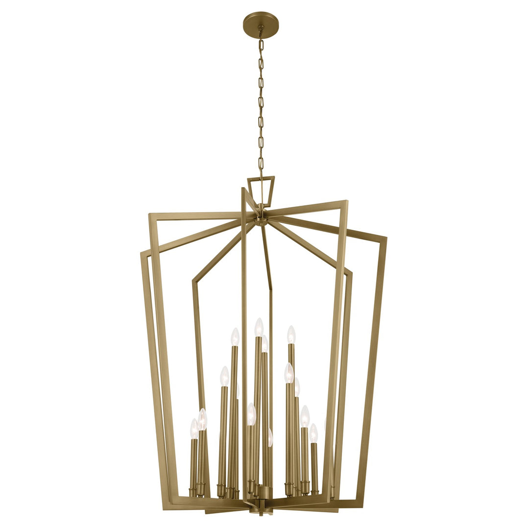 Kichler Canada - 43499NBR - 16 Light Foyer Pendant - Abbotswell - Natural Brass