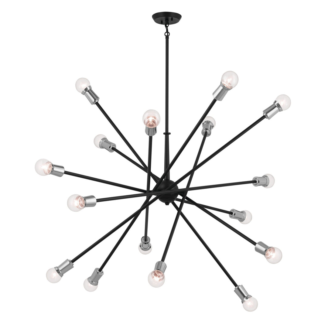 Kichler Canada - 52537BK - 16 Light Chandelier - Armstrong - Black