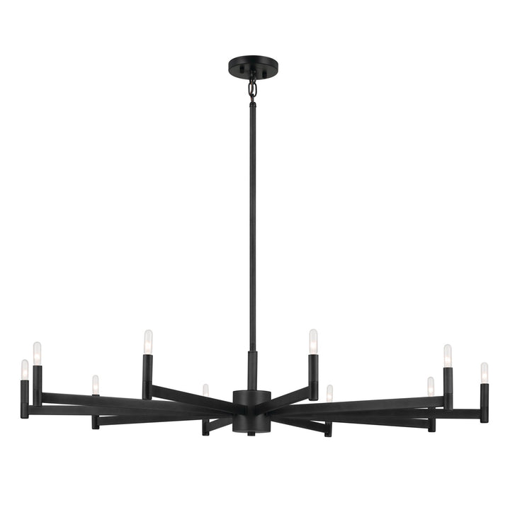 Kichler Canada - 52613BK - Ten Light Chandelier - Erzo - Black