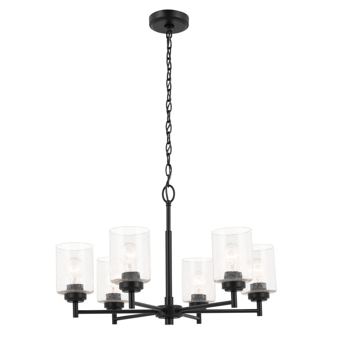 Kichler Canada - 52616BK - Six Light Chandelier - Winslow - Black